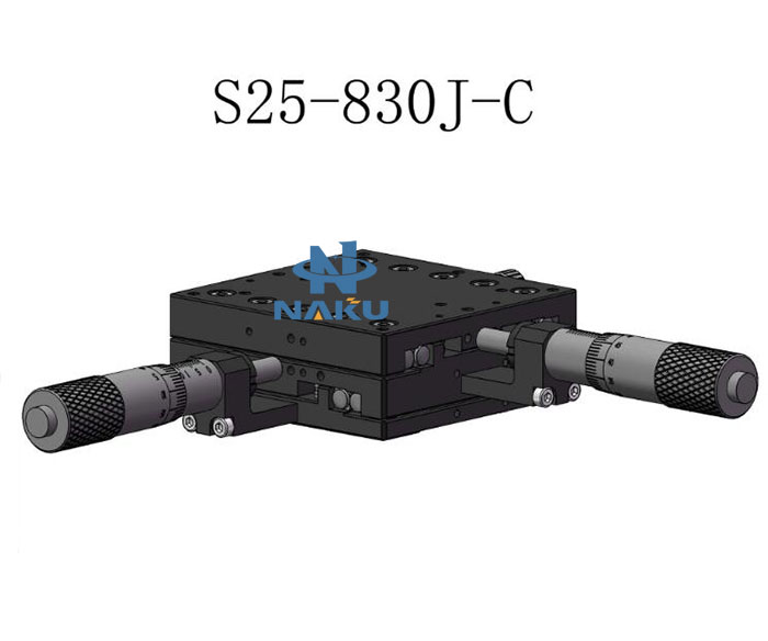 XY 2-Axis 80mm Manual Trimming Platform S25-830J(L,C,R) 80*80 Adjusting Table